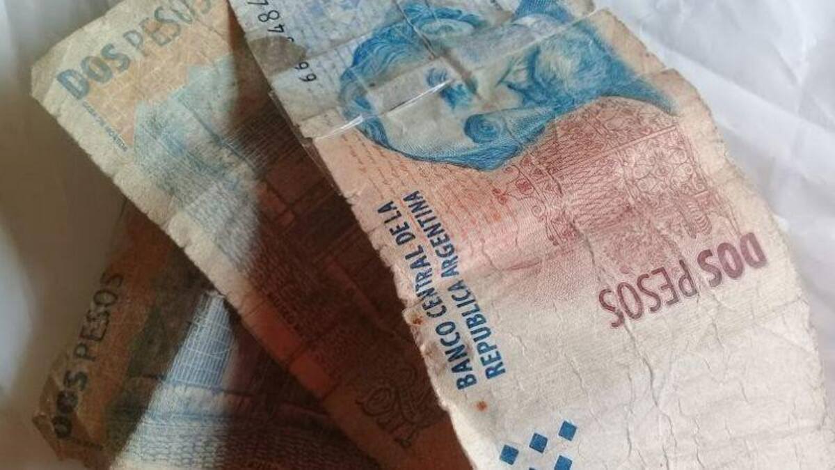 Billete dos pesos
