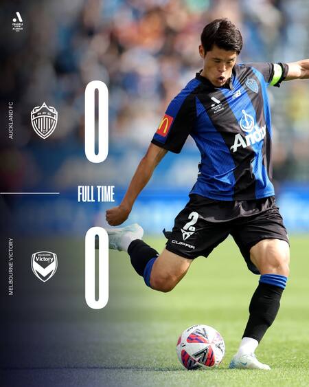 El primer partido del año salió 0-0. Foto: Instagram @aucklandfc