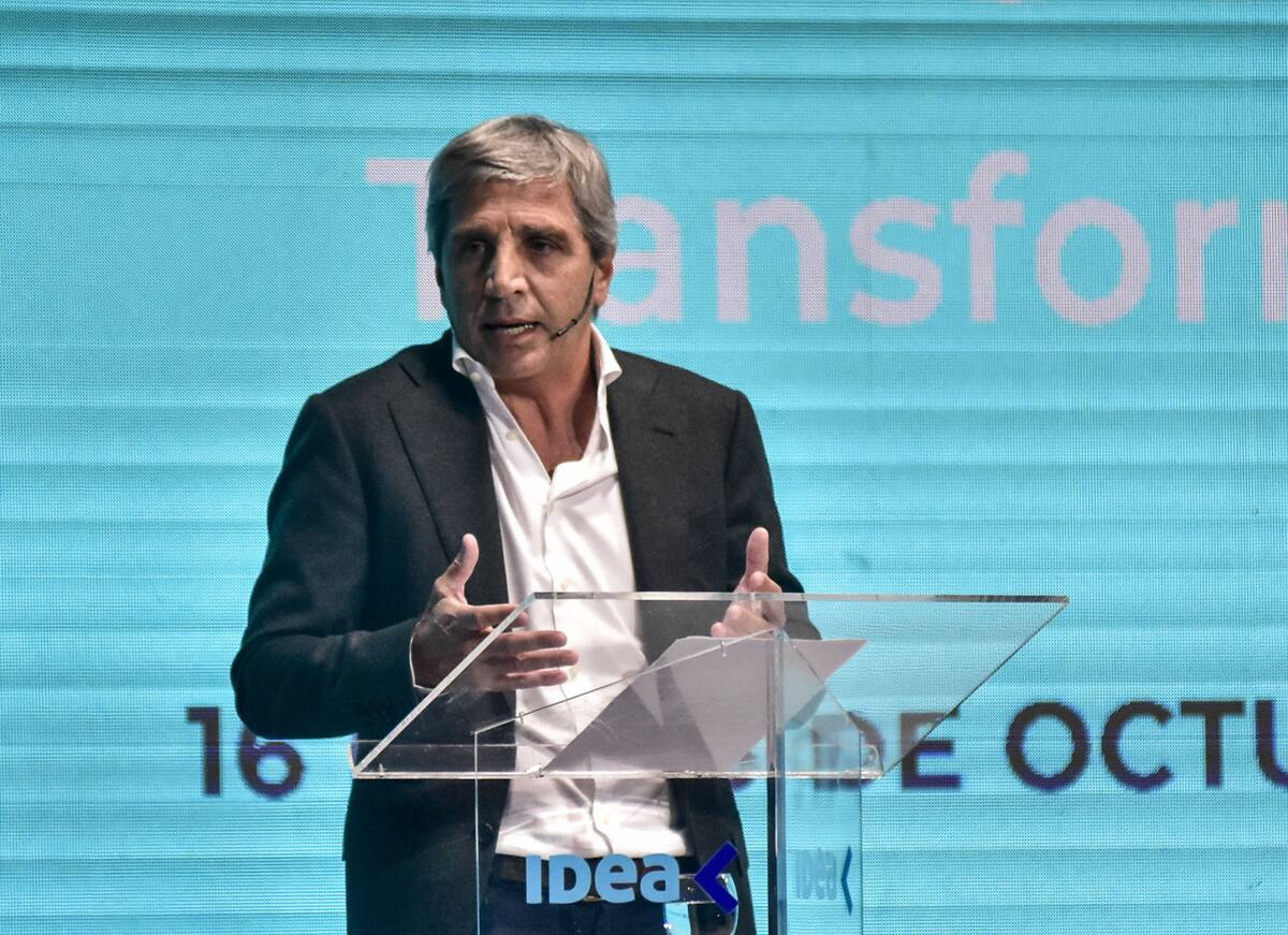 Luis Caputo, ministro de Economía. Foto: NA.