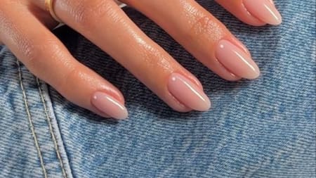 Uñas color nude. Foto PINTEREST