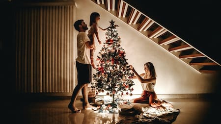 Árbol de navidad. Foto: Unsplash.