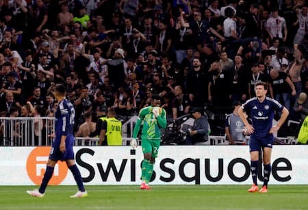 Onana vs Lyon, Europa League. Foto: Reuters