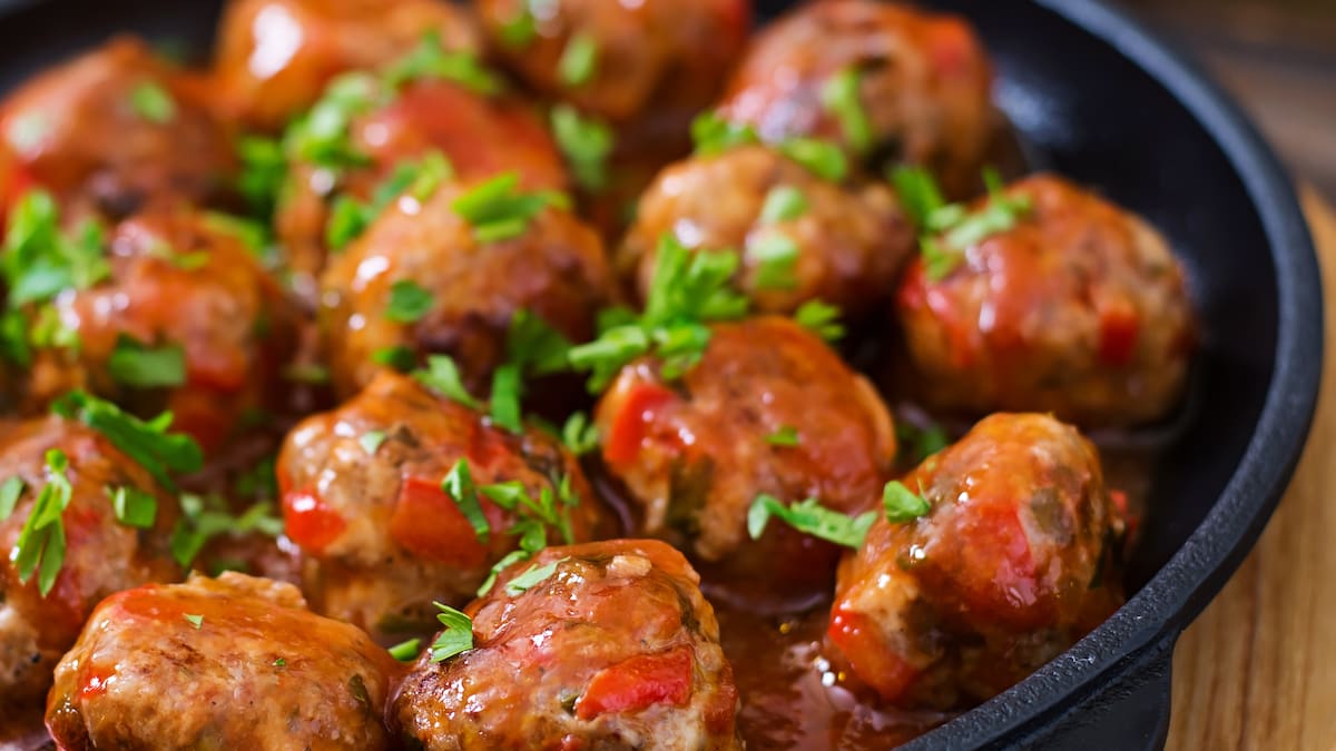 Albóndigas caseras.