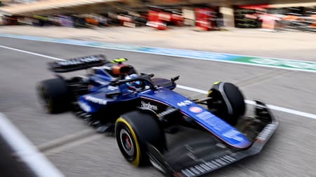 Franco Colapinto en el Gran Premio de Estados Unidos. Foto: Reuters