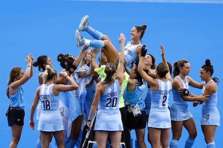 Las Leonas en los Juegos Olímpicos de París 2024. Foto: Reuters.