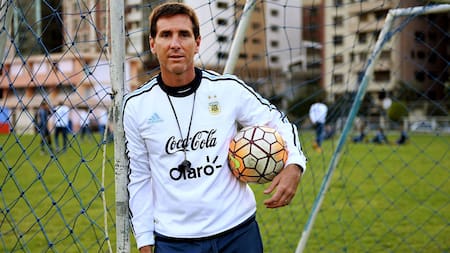 Claudio Úbeda en la Selección argentina Sub 20.