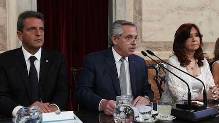 Alberto Fernández, presidente de Argentina, Congreso, NA