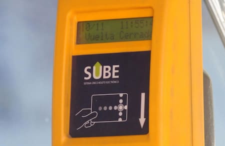 Tarjeta SUBE, transporte público, NA