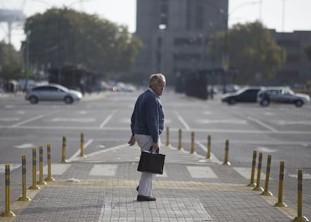 Paro de colectivos; paro de transporte. Foto: NA (Mariano Sánchez)