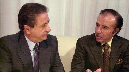 Eduardo Duhalde y Carlos Menem, NA.