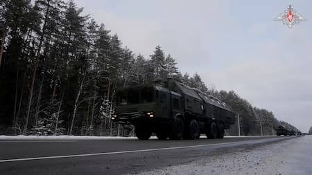 Misiles nucleares Yars, de Rusia. Foto: Reuters.