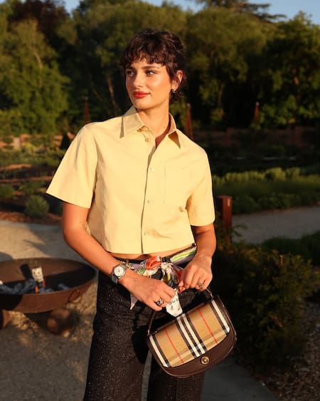 Corte de pelo en tendencia. Foto Instagram @taylor_hill