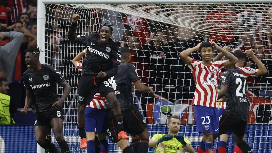 Atlético de Madrid vs Leverkusen, Champions League. Foto: EFE
