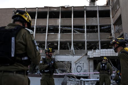 Bombardeo de Irán sobre Israel. Foto: REUTERS.