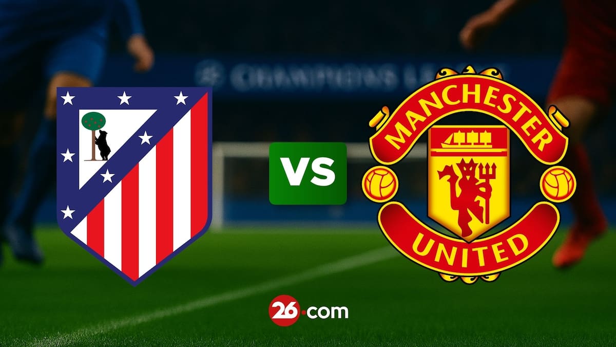 Portada de Atlético Madrid vs Manchester United por la Champions League.