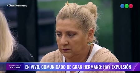 Petrona, expulsada de Gran Hermano. Foto: Captura.