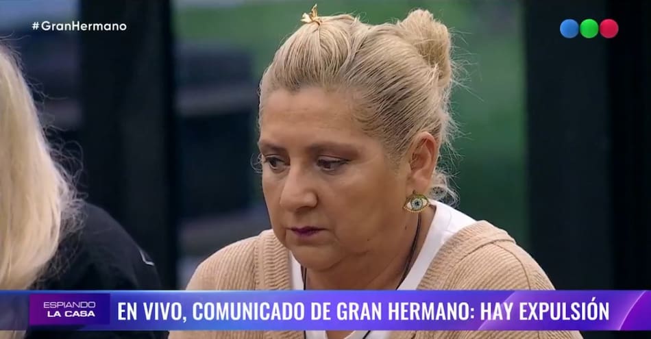 Petrona, expulsada de Gran Hermano. Foto: Captura.