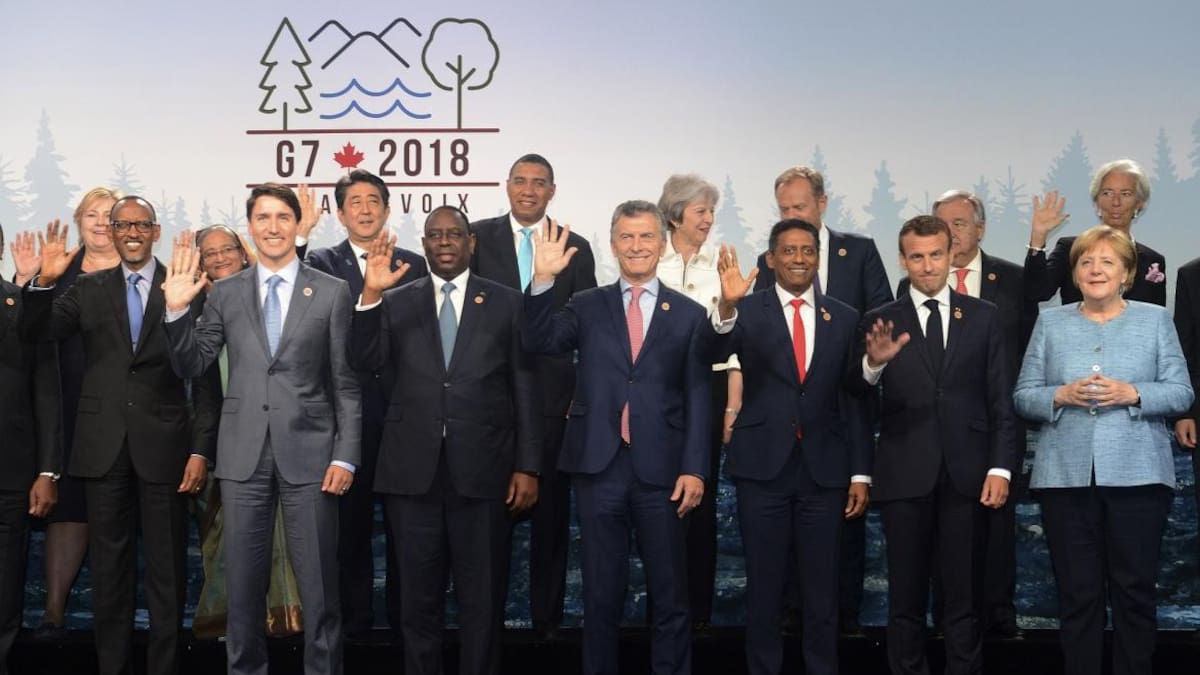 Cumbre del G-7: Macri tuvo un encuentro con Lagarde y se reunió con Merkel y May