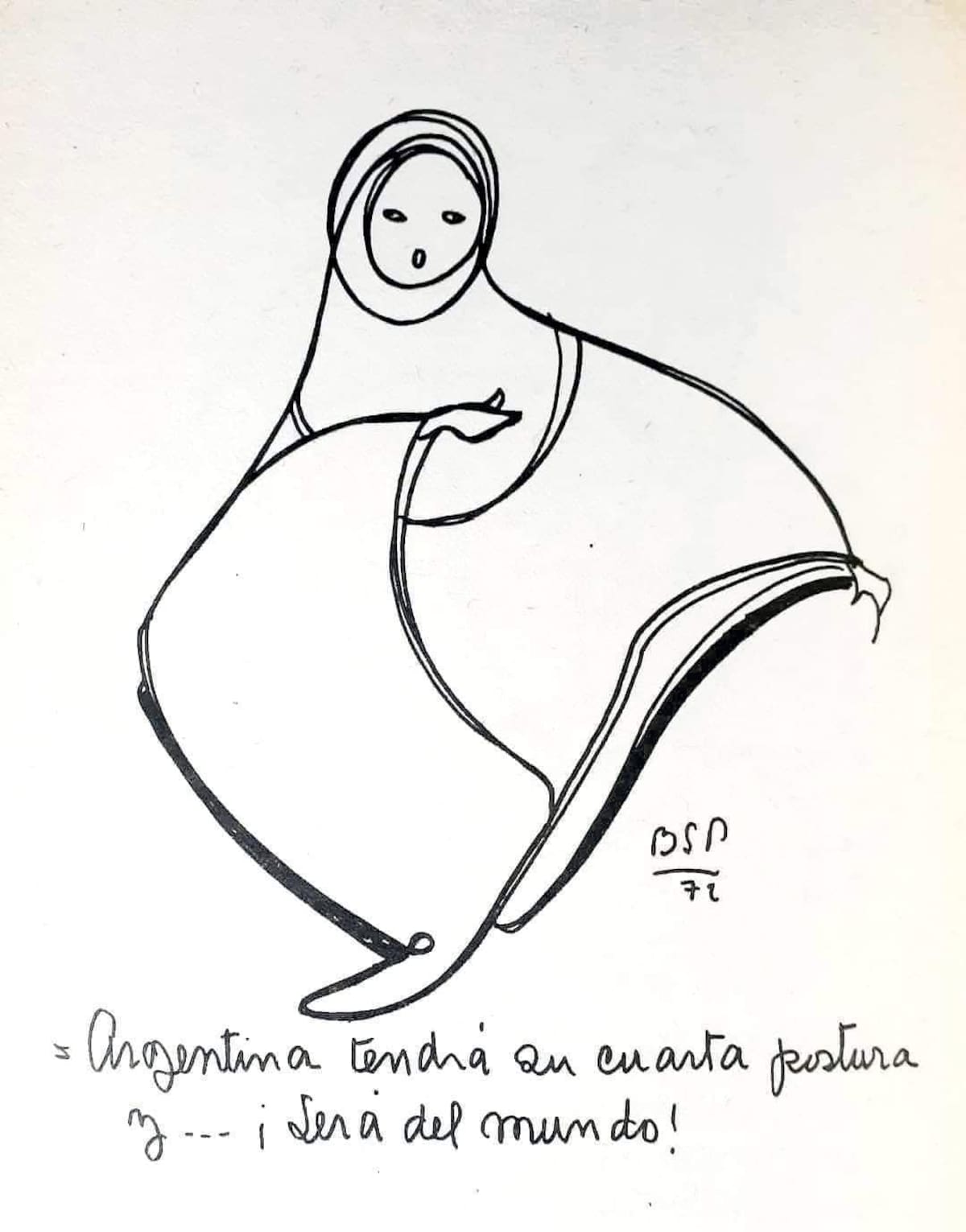 La famosa psicografía del artista argentino Benjamín Solari Parravicini