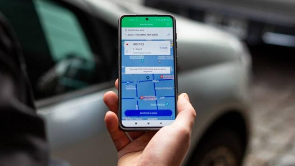 App para estacionar. Foto: NA / Gobierno CABA.