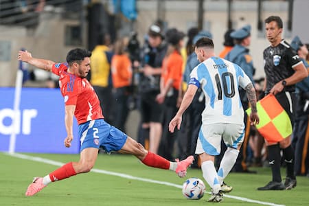 Lionel Messi, Argentina vs Chile, Copa América. Foto: Reuters