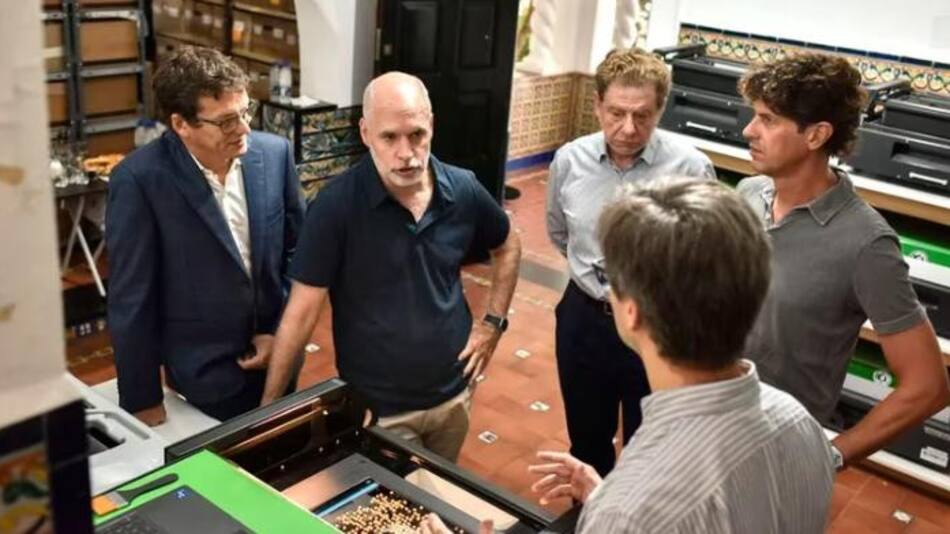 Horacio Rodríguez Larreta junto a Martín Lousteau