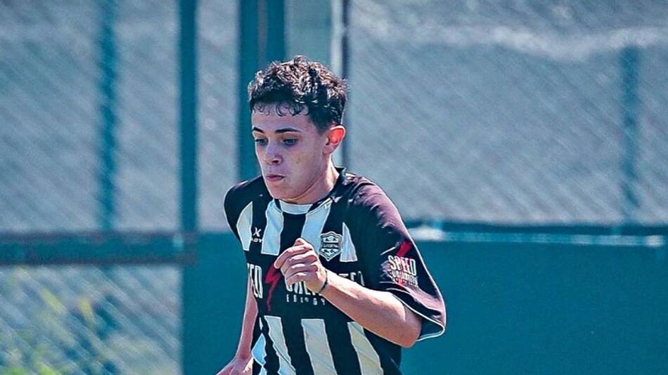 Mateo Apolonio; Deportivo Riestra. Foto: NA.