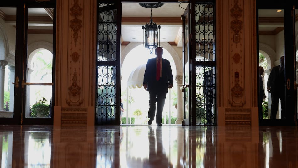 Donald Trump en Mar-a-Lago, Florida. Foto: Reuters