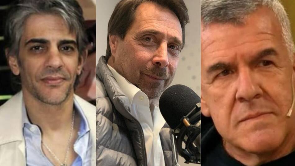 Eduardo Feinmann, Dady Brieva y Pablo Echarri