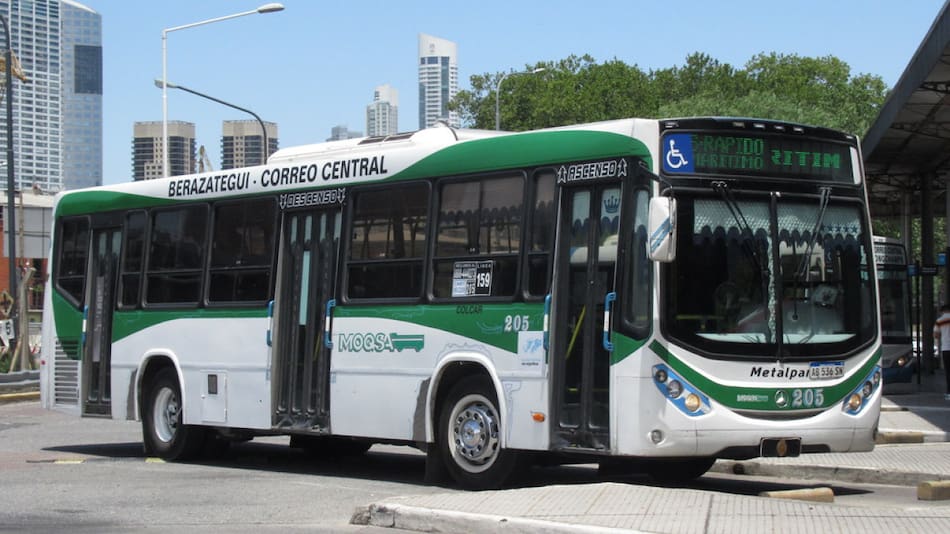 Cambia el recorrido de la empresa de colectivos. Foto: X @159MOQSA