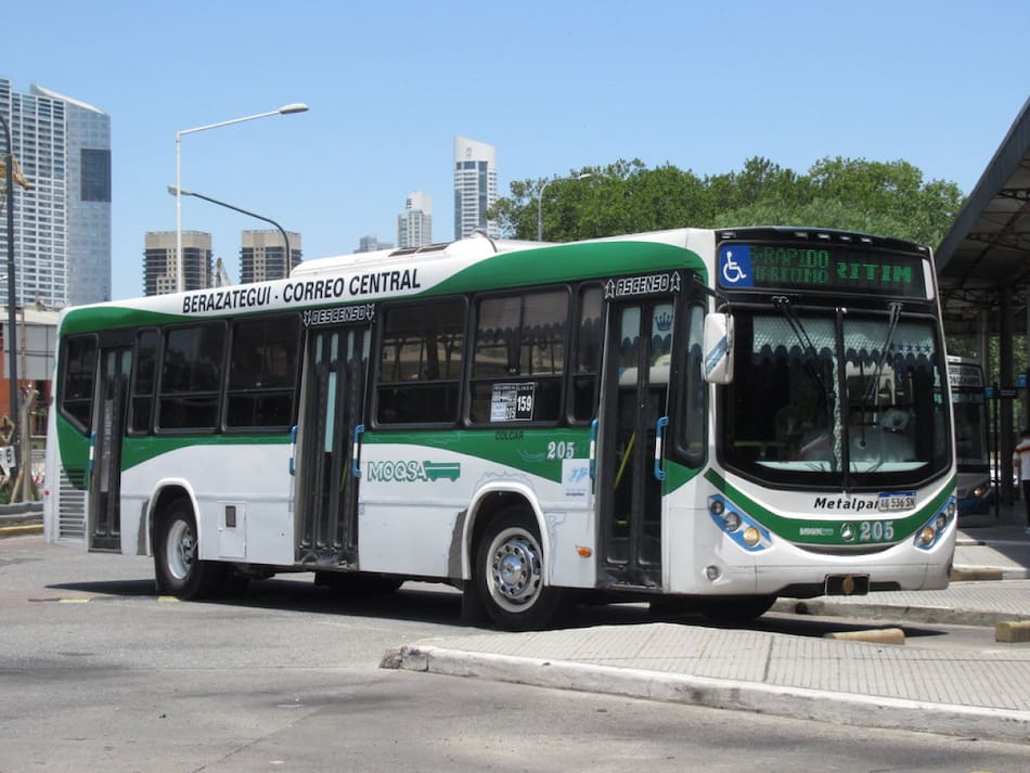 Cambia el recorrido de la empresa de colectivos. Foto: X @159MOQSA