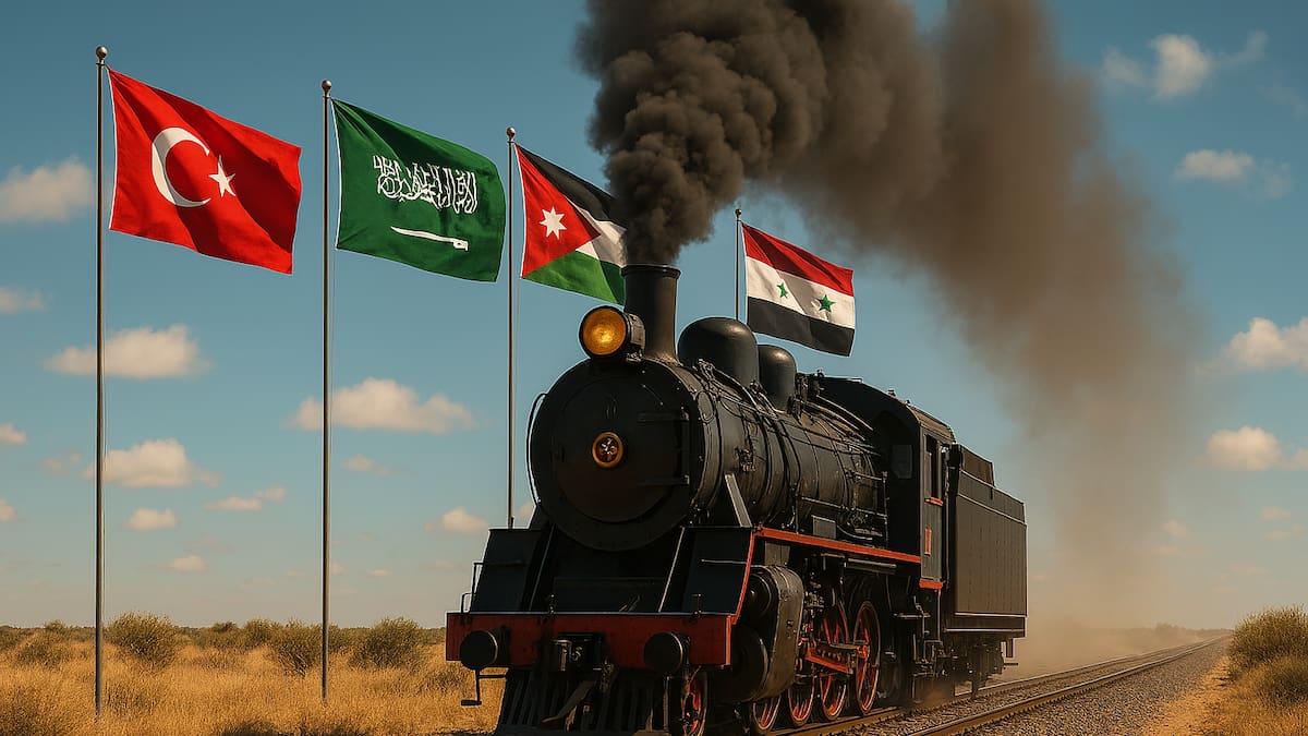 Proyecto histórico: el ferrocarril que conectará a Turquía con Arabia Saudita y que incluye a otros países de Medio Oriente