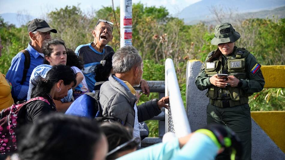 Elecciones en Venezuela; frontera con Colombia. Foto: Reuters.