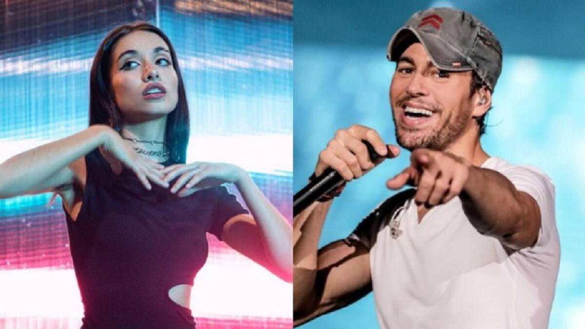María Becerra y Enrique Iglesias. Foto: NA.