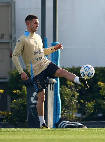 Franco Mastantuono. Foto: Reuters/Agustin Marcarian.