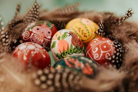 Huevos de pascua. Foto: Unsplash