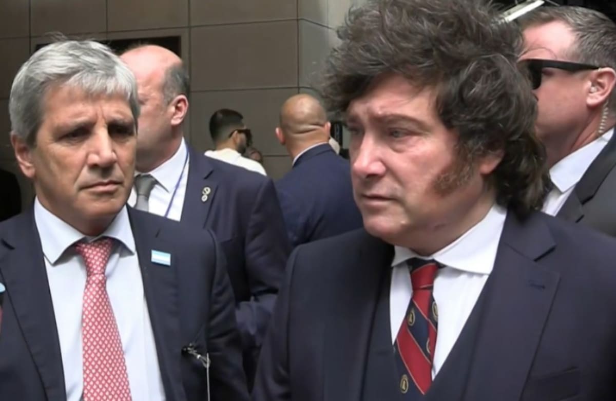 Javier Milei y Luis Caputo