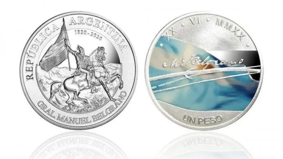 Moneda en conmemoración a Manuel Belgrano, BCRA