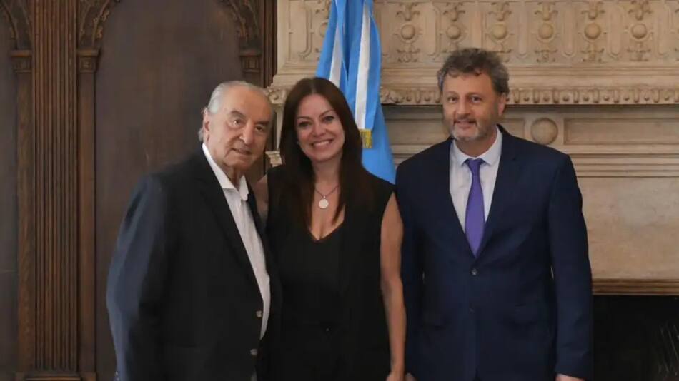 Armando Cavalieri, Sandra Pettovello y Omar Yasin. Foto: redes sociales