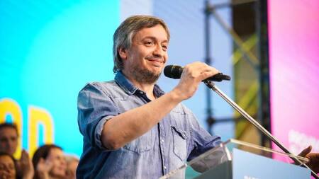 Máximo Kirchner en Mar del Plata. Foto: NA