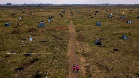 Toma de tierras en Guernica, Buenos Aires