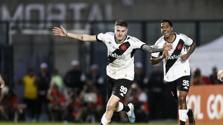 Pablo Vegetti debutó con un gol y un triunfo en Vasco da Gama. Foto: Twitter @VascodaGama.