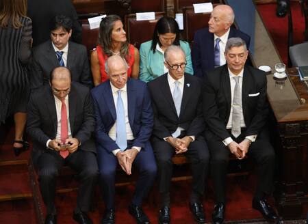 integrahtes de la Corte Suprema de justicia en el Congreso. Foto: NA/Mariano Sánchez