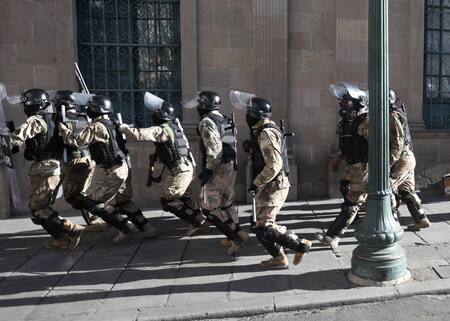 Denuncian golpe de Estado y levantamiento militar en Bolivia. Foto: EFE