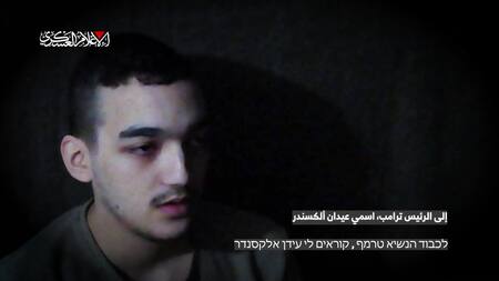 Edan Alexander, el rehén israelí que pidió por su liberación. Foto: Captura.