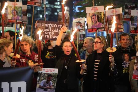 Celebración tras el alto el fuego entre Israel y Hamas en Gaza. Foto: EFE.