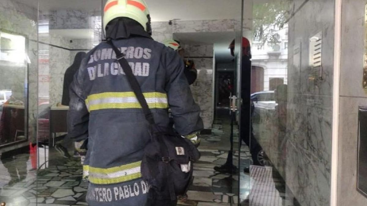 Escape de gas en Balvanera. Foto: NA.