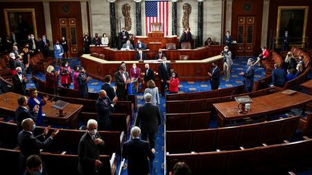 Senado de Estados Unidos. Foto: EFE.