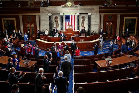 Senado, EEUU. Foto: EFE