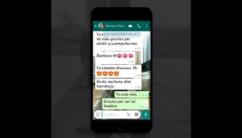 Submarino ARA San Juan - Mensaje de WhatsApp